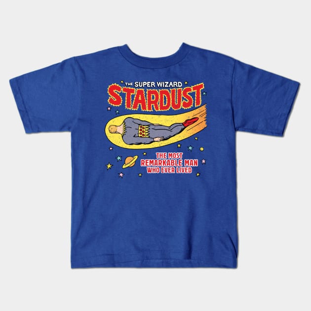 Stardust the Super Wizard Kids T-Shirt by Angel Robot